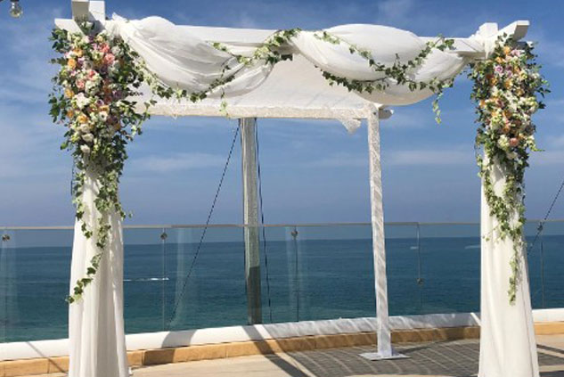 חתונה מול הים-מקום בים אשקלון-אולם בוטיק לחתונה עד 300 איש בדרום
